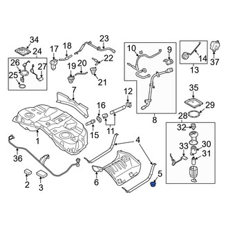 Genesis OE - Fuel Tank Strap Nut