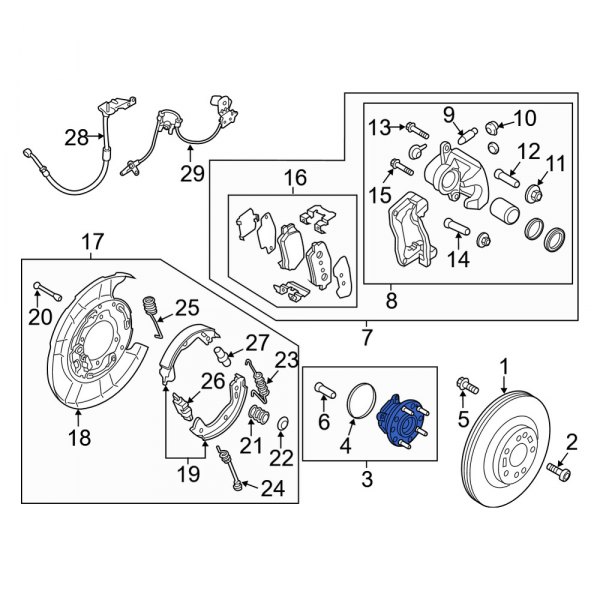 Wheel Bearing and Hub Assembly