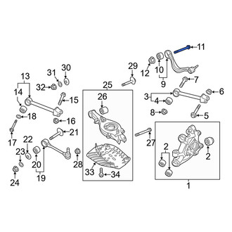 Genesis OE - Lower Suspension Shock Absorber Bolt