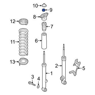 Genesis OE - Upper Suspension Shock Absorber Nut