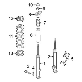 Genesis OE - Rear Suspension - Shocks & Components