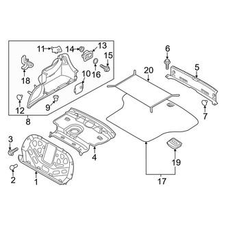 Genesis OE - Rear Body & Floor - Interior Trim (Rear Compartment)