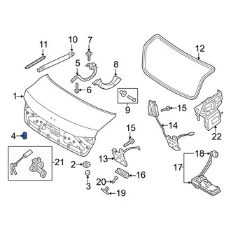 Genesis OE - Rear Deck Lid Stop Buffer