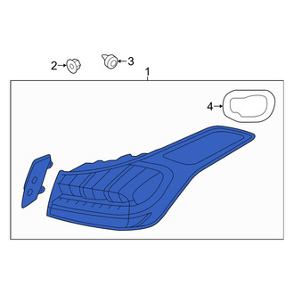 Genesis OE - Right Tail Light Assembly
