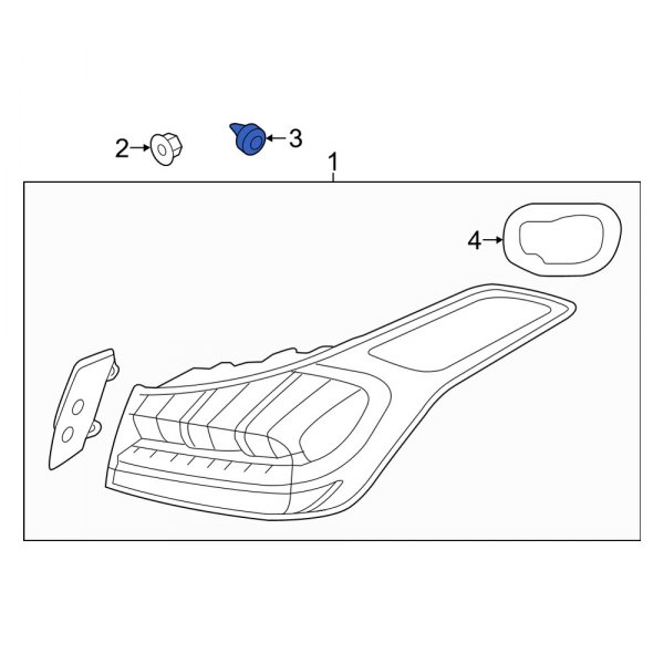 Tail Light Assembly Insulator