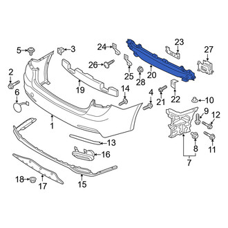 Genesis OE - Rear Bumper Impact Bar