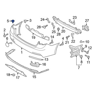 Genesis OE - Bumper Cover Retainer