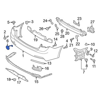Genesis OE - Rear Tow Eye Cap