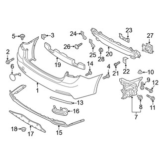 Genesis OE - Rear Bumper - Bumper & Components