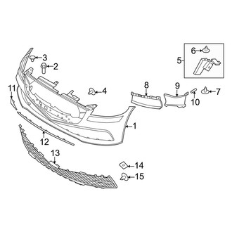 Genesis OE - Front Bumper & Grille - Bumper & Components (Cover & Trim)
