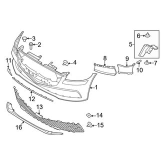 Genesis OE - Front Bumper & Grille - Bumper & Components (Cover & Trim)