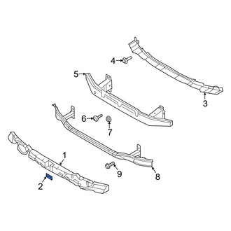 Genesis OE - Bumper Impact Absorber Nut