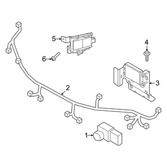 Genesis OE - Front Bumper & Grille - Electrical Components (Base / Advanced)