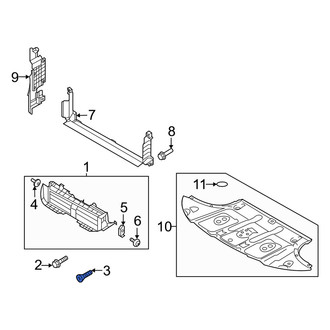 Genesis OE - Radiator Shutter Screw