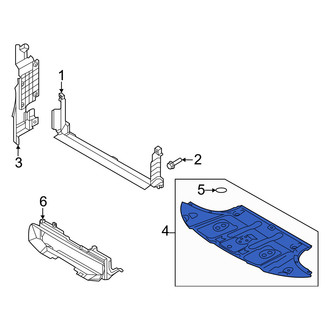 Genesis OE - Front Radiator Support Splash Shield