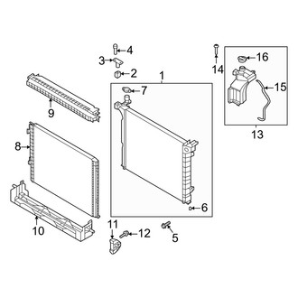 Genesis OE - Cooling - Radiator & Components (2.5L)