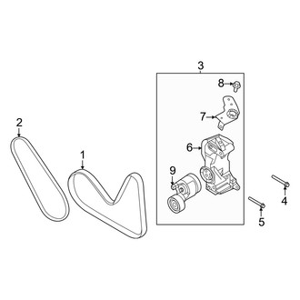 Genesis OE - Cooling - Belts & Pulleys (2.5L)