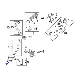 Genesis OE - Turbocharger Boost Sensor Bolt