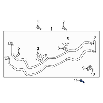 Genesis OE - Rear Automatic Transmission Oil Cooler Hose Banjo Bolt