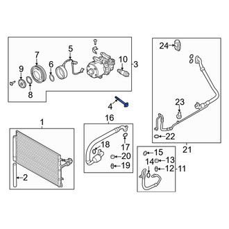 Genesis OE - A/C Compressor Bolt