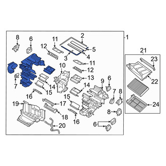 Genesis OE - HVAC Unit Case Assembly