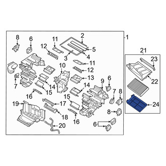 Genesis OE - Cabin Air Filter Cover