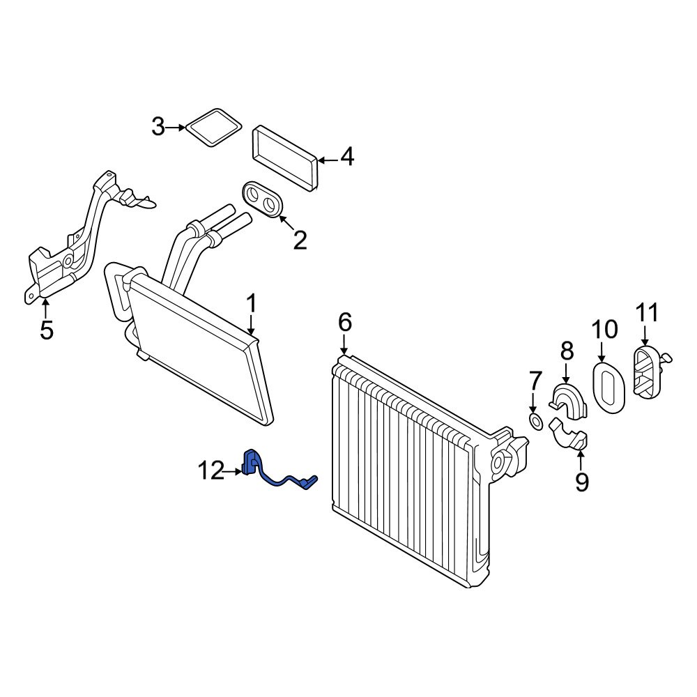 Genesis OE 97614T1000 A/C Evaporator Temperature Sensor