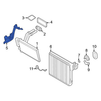 Genesis OE - HVAC Heater Core Case Cover