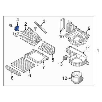 Genesis OE - HVAC Air Adjustment Control Motor