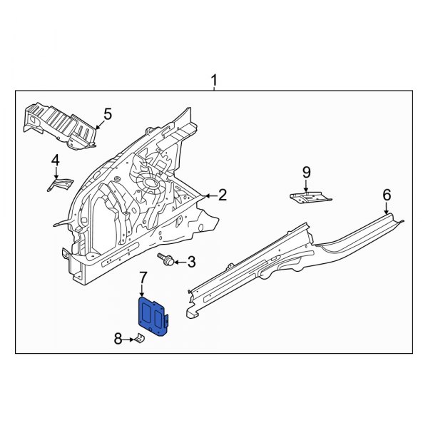 Frame Rail End