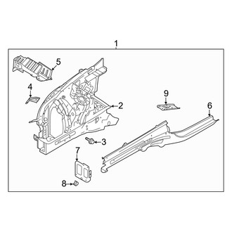 Genesis OE - Fender - Structural Components & Rails