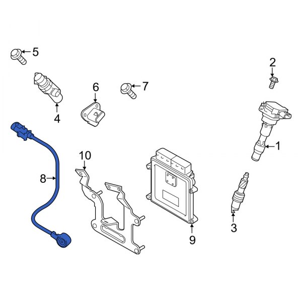 Ignition Knock (Detonation) Sensor