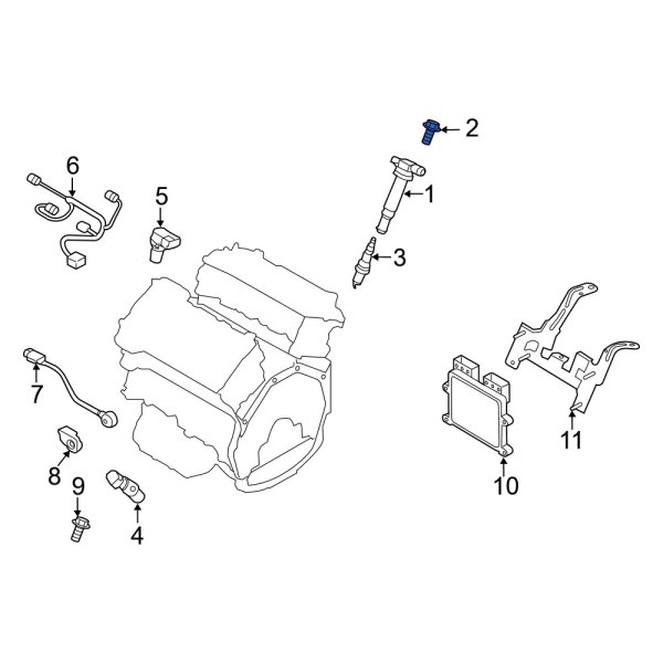 Ignition Coil Bolt