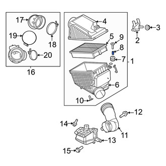 Genesis OE - Air Filter Housing Sleeve