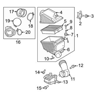 Genesis OE - Engine - Air Intake (2.5L)