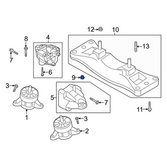 Genesis OE - Engine Mount Nut