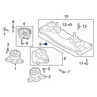 Genesis OE - Engine Mount Nut