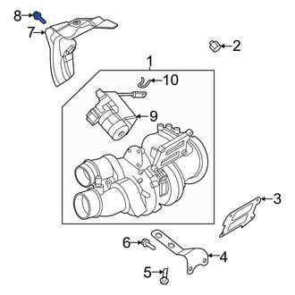 Genesis OE - Turbocharger Mount Heat Shield Bolt