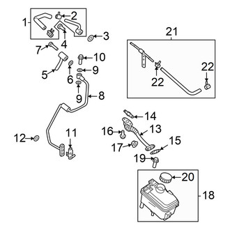 Genesis OE - Engine - Hoses & Pipes (2.5L)