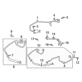 Genesis OE - Engine - Hoses & Pipes (3.5L)