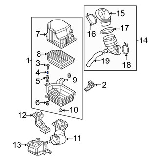 Genesis OE - Air Filter Housing Sleeve