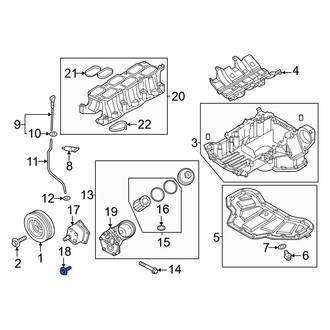 Genesis OE - Engine Oil Cooler Bolt