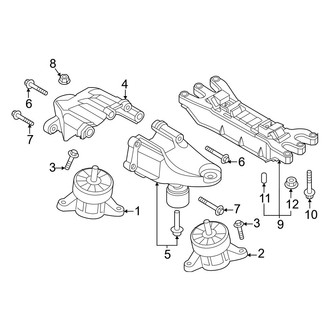 Genesis OE - Engine & Transmission Mounting (3.5L)