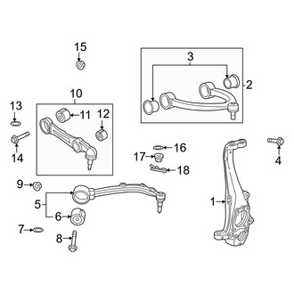 Genesis OE - Front Suspension - Suspension Components (RWD)