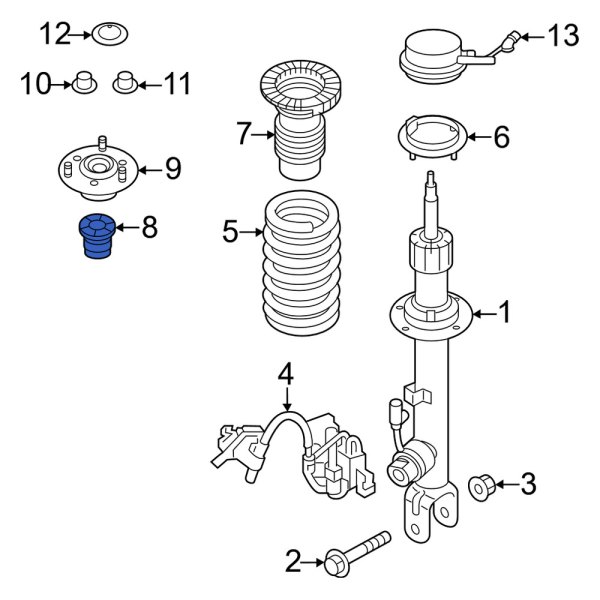 Suspension Strut Bumper