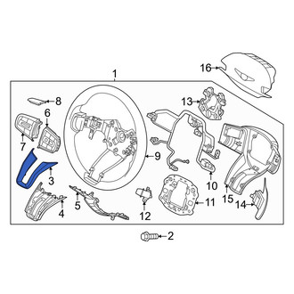 Genesis OE - Upper Steering Wheel Trim