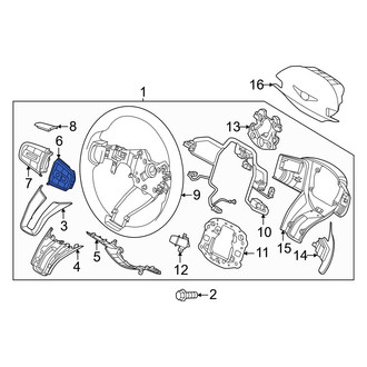 Genesis OE - Left Steering Wheel Radio Controls