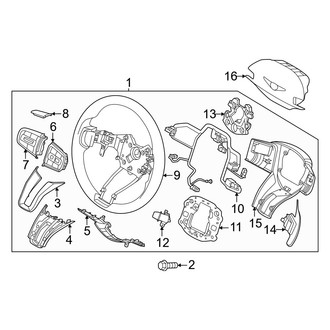 Genesis OE - Steering Wheel & Trim (W/O Sport Design), (Base / Advanced)
