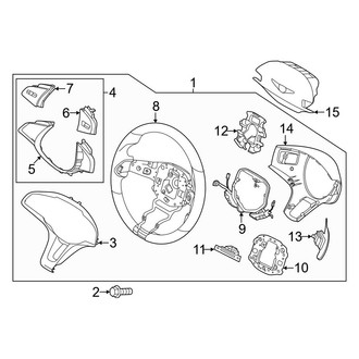 Genesis OE - Steering Wheel & Trim (Sport / Sport Prestige)