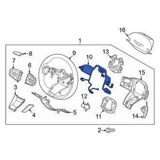 Genesis OE - Steering Wheel Wiring Harness